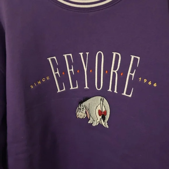 Disney Winnie the Pooh Eeyore Pullover Sweatshirt NWT. Size XL - Picture 3 of 6